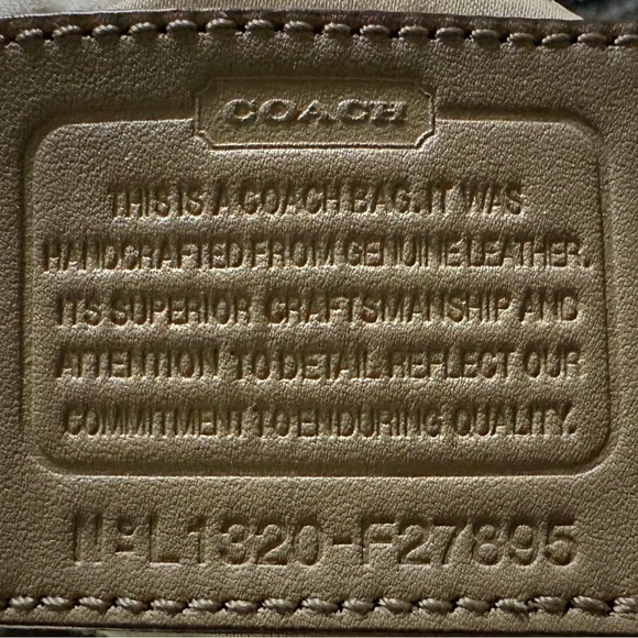 Vintage style Y2K Coach Tan Snake Print Women's Bag crossbody purse handbag - Picture 6 of 17